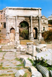 Arch of Constantine in the Roman Forum