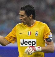 Buffon, the goalkeeper of Juventus