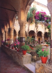 The cloister of San Francesco in Sorrento