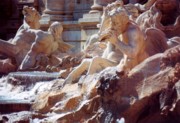 Detail of the Trevi Fountain