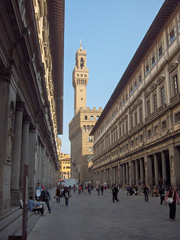 Uffizi Museum with Palazzo Vecchio