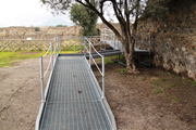 One of the wheelchair ramps in Pompeii.