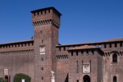 Panorama of the Sforzesco Castle