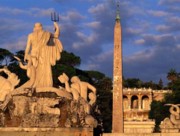 Piazza del Popolo by night