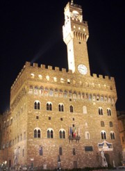 Piazza della Signoria by night