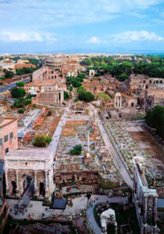 The Roman Forum seen from the Campidoglio