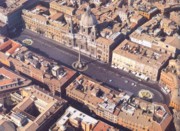 Aerial view of Piazza Navona