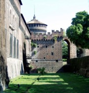 View of the Sforza Castle