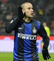 Rodrigo Palacio, striker  of Inter Milan