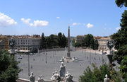 Piazza del Popolo square in Rome