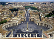 S. Peter's square in Rome