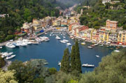 A beautiful view of Portofino