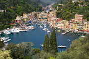 A beautiful view of Portofino