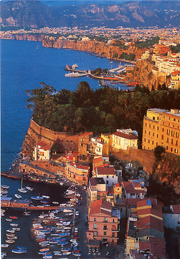 View of the Sorrento coast