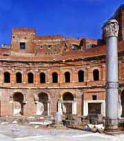 A view of the great House of the Trajan's Markets