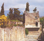 Stretch of way in Pompeii for disabled visitors