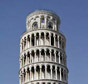 The leaning tower in Pisa